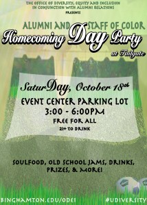 Homecoming Day Party Flier